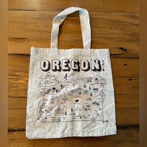 State of Oregon Canvas Tote Bag